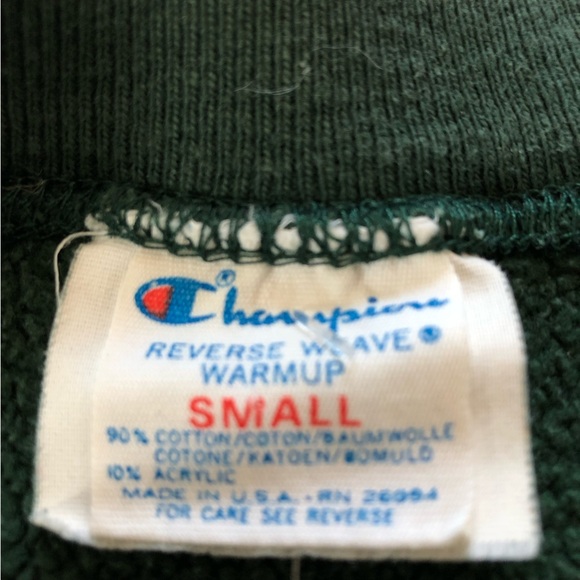 Vintage Champion Manhattan College Crew Neck Sweatshirt Made in USA - Picture 11 of 12